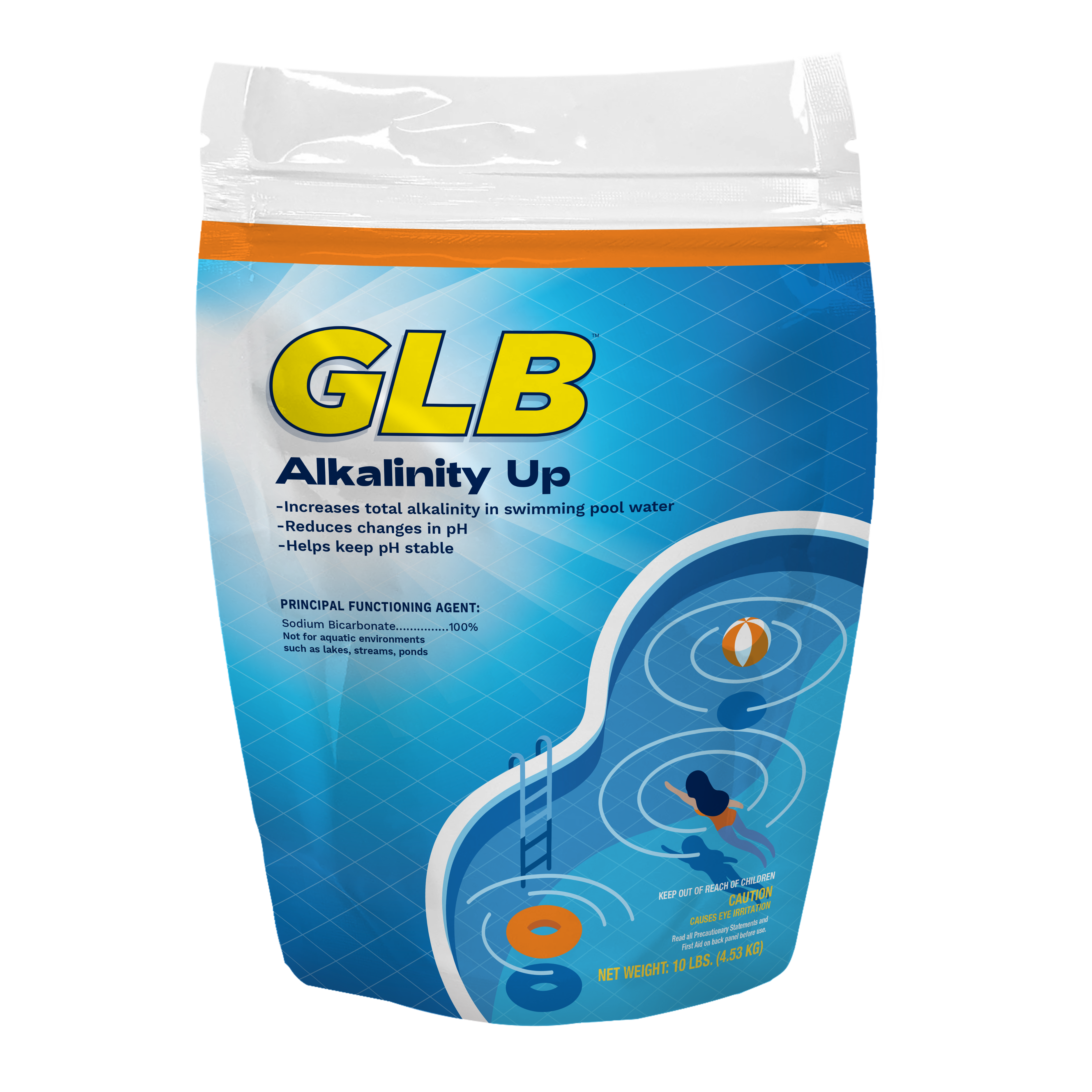 GLB Alkalinity Up 10 lb front of pack