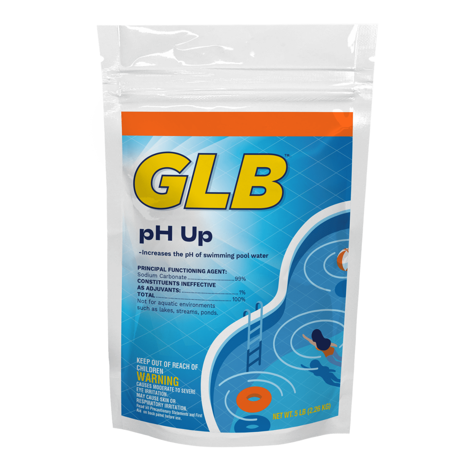 GLB pH Up front of pack